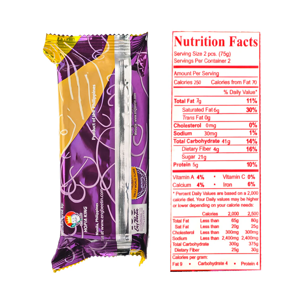Eng Bee Tin Chinese Deli Hopia Mochipia Ube Macapuno 150g - Image 3