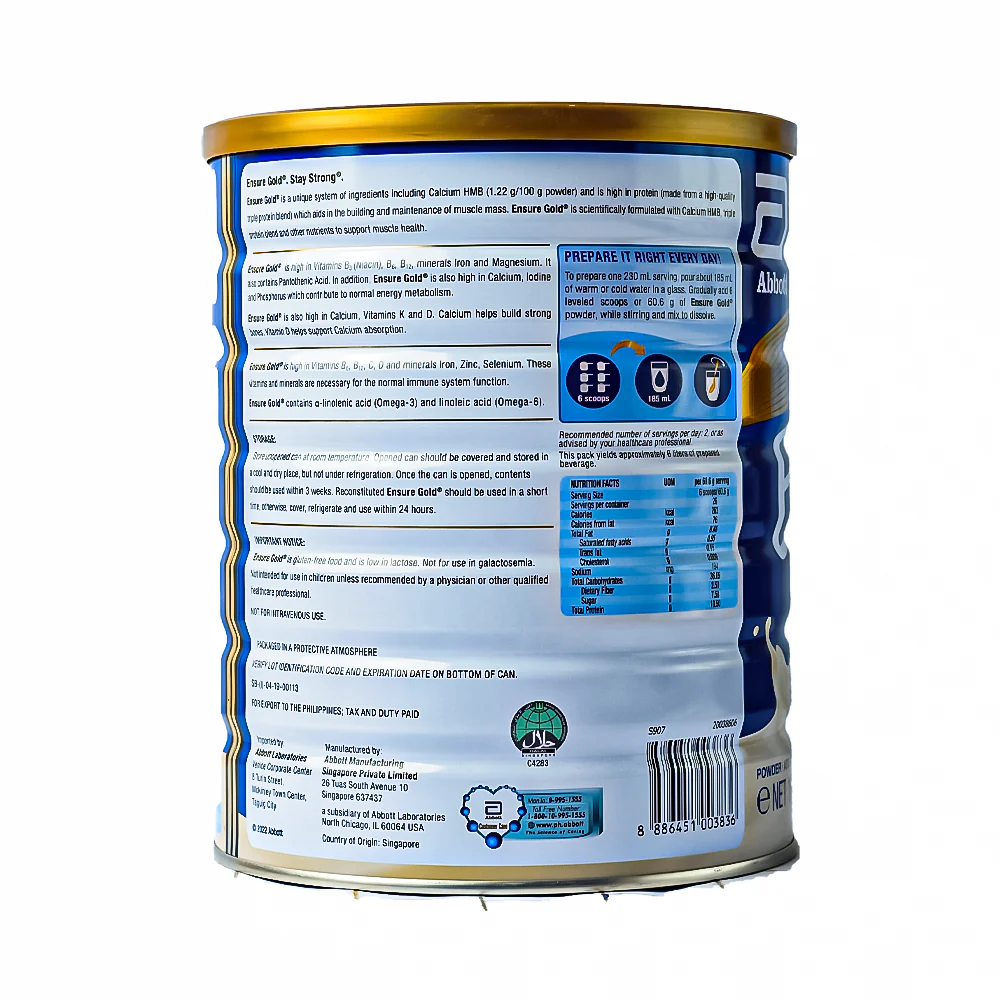Ensure Gold Vanilla 1.6kg - Image 2