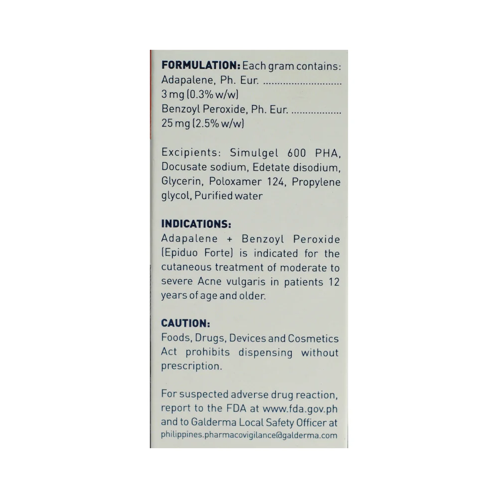 Epiduo Forte Anti Acne Gel 15g - Image 3