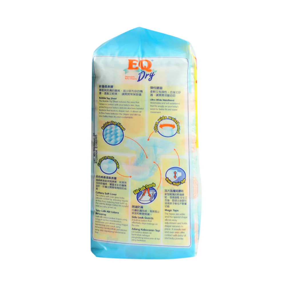 EQ Dry Baby Diaper Econo Pack Large 32's + 2 - Image 2