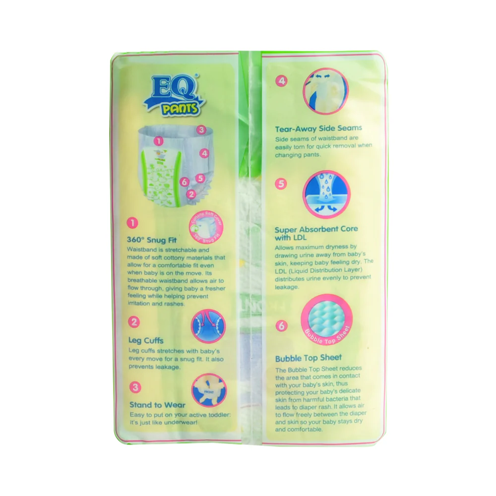 EQ Pants Diaper Big Pack Medium 24's - Image 2