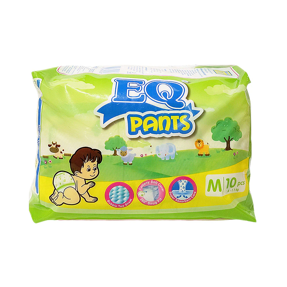 EQ Pants Diaper Budget Pack Medium 10's - Image 2