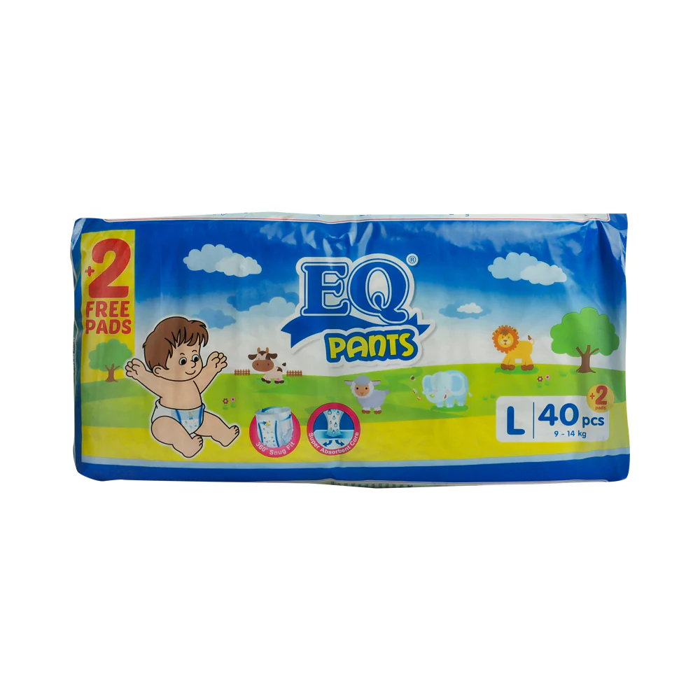 EQ Pants Diaper Jumbo Pack Large 40's + 2 - Image 2