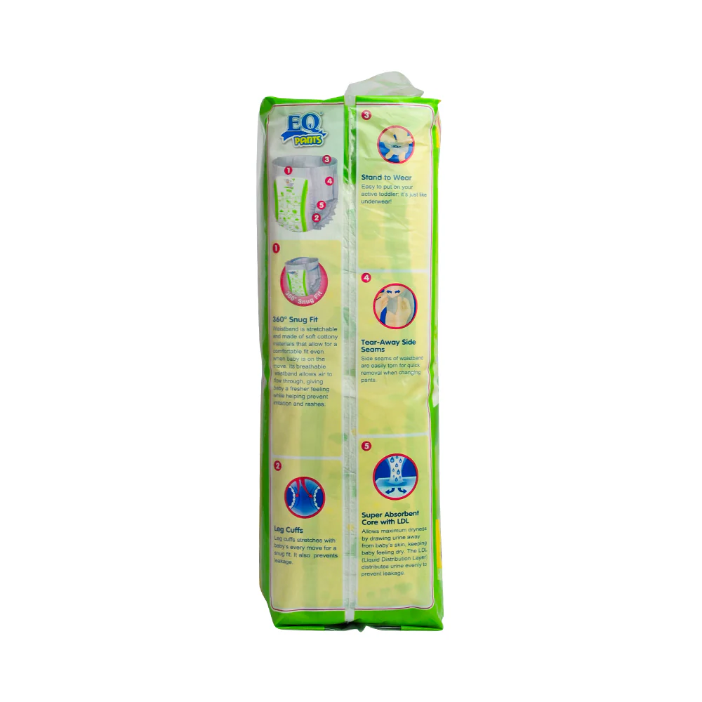 EQ Pants Diaper Jumbo Pack Medium 40's + 2 - Image 2