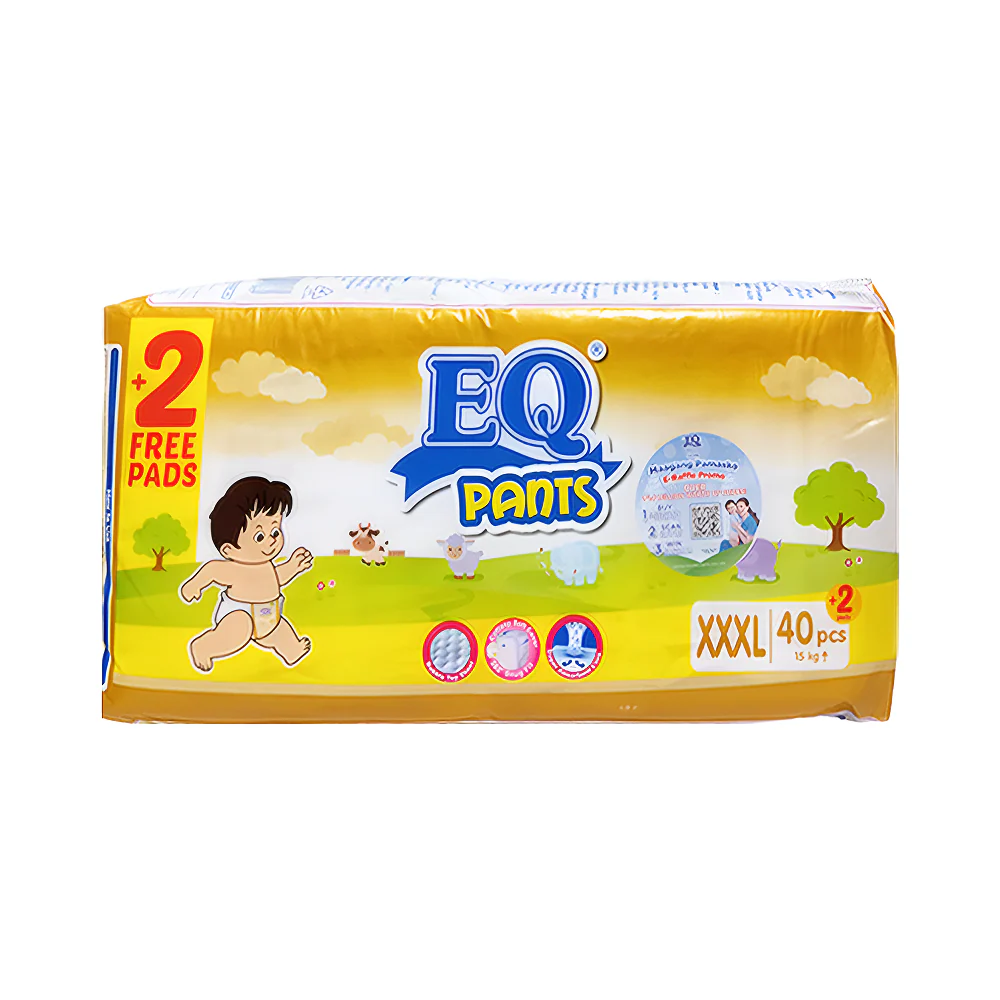 EQ Pants Diaper Jumbo Pack XXXL 40's + 2's - Image 2