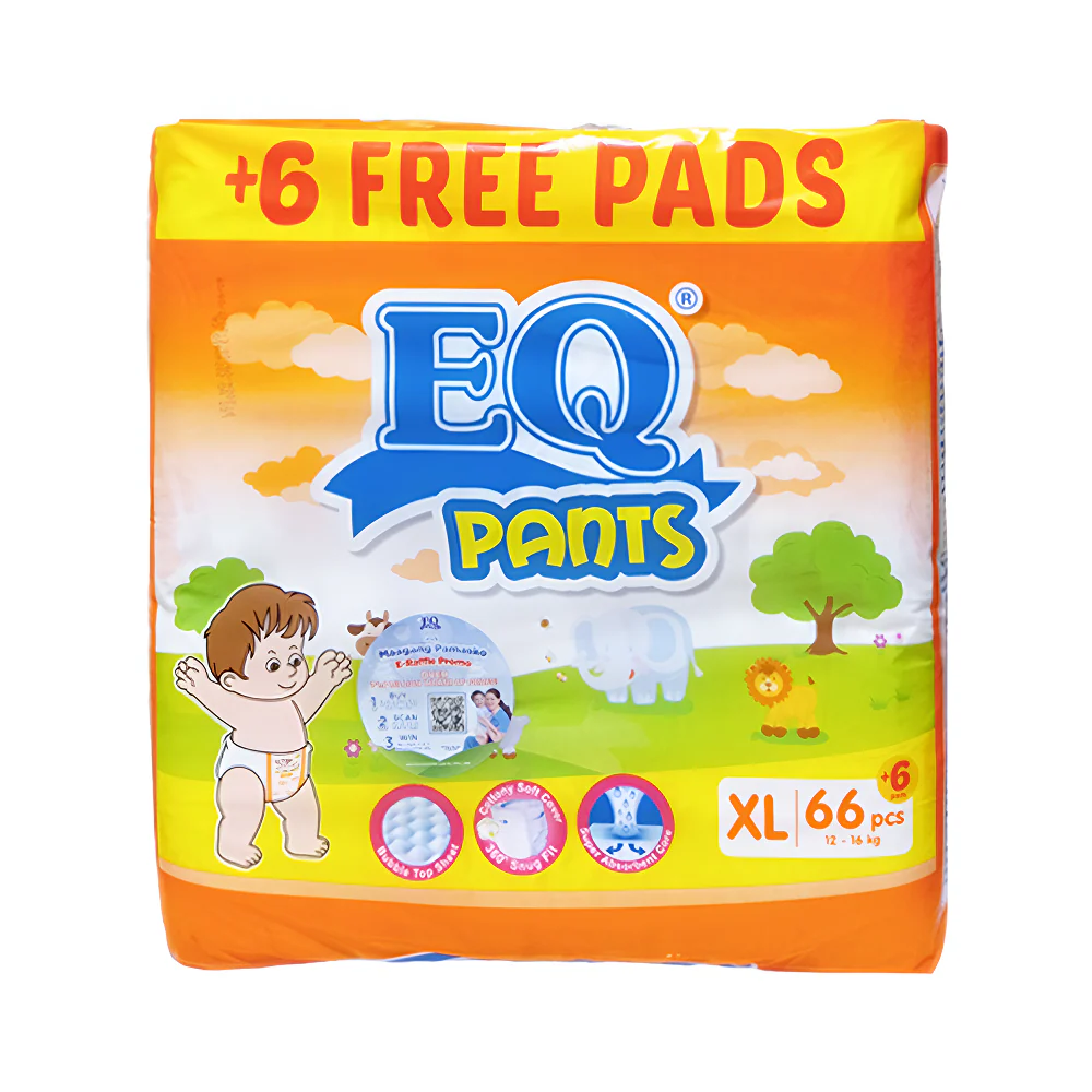 EQ Pants Diaper Mega Pack XL 66's + 6's - Image 2