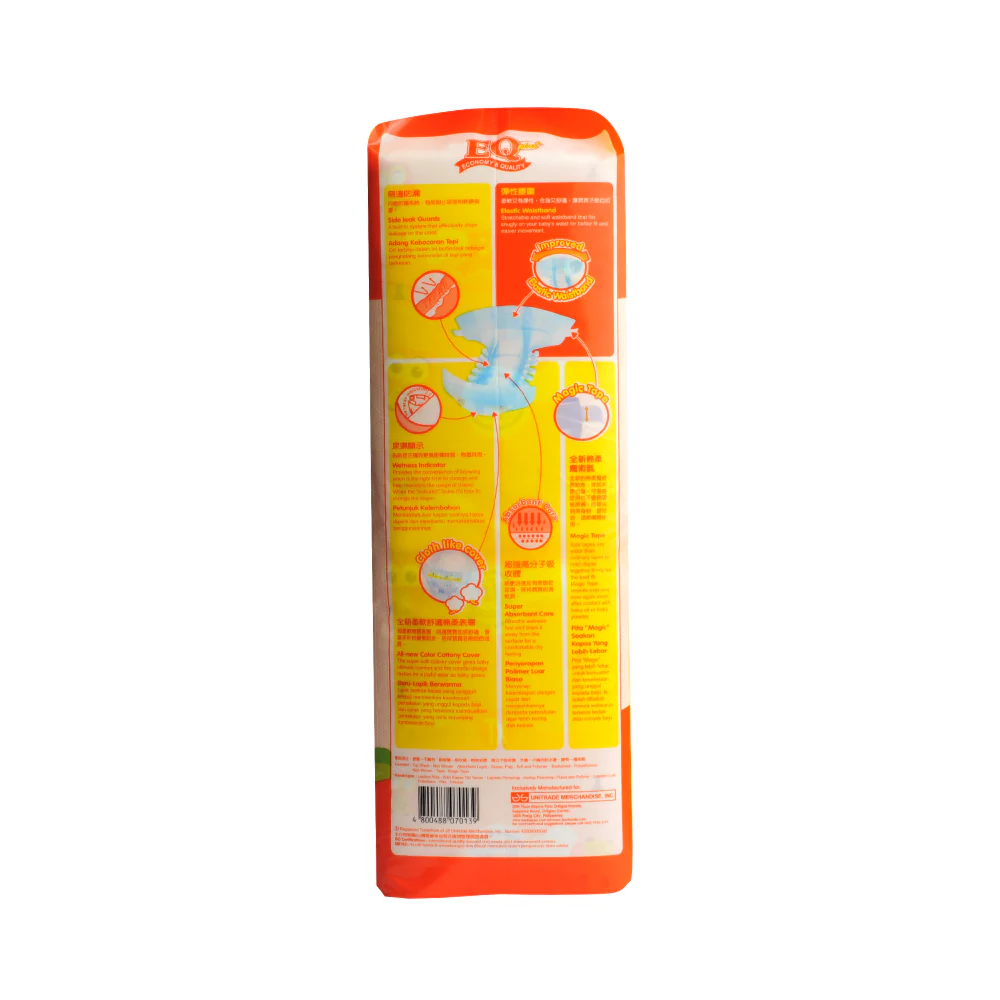 EQ Plus Baby Diaper Jumbo Pack XL 36's + 4 - Image 2