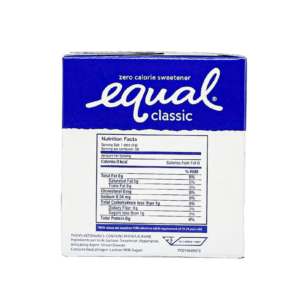 Equal Classic Sweetener 1g x 50 Sticks - Image 2