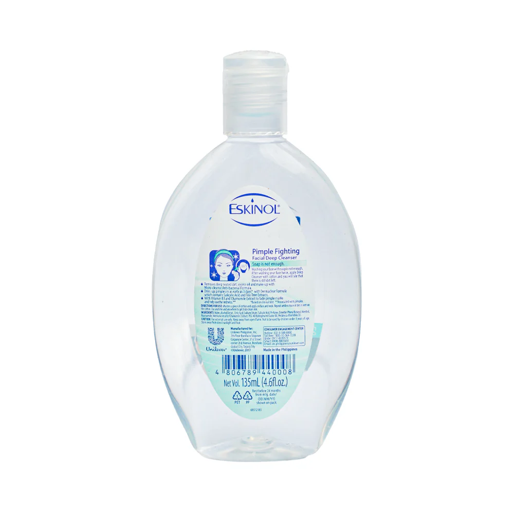 Eskinol Advanced Pimple Fighting Facial Cleanser Dermaclear 135ml - Image 2