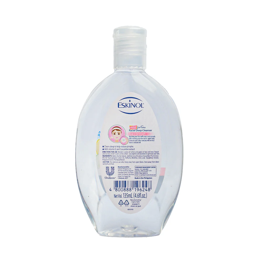 Eskinol Facial Cleanser Mild For Teens 135ml - Image 2