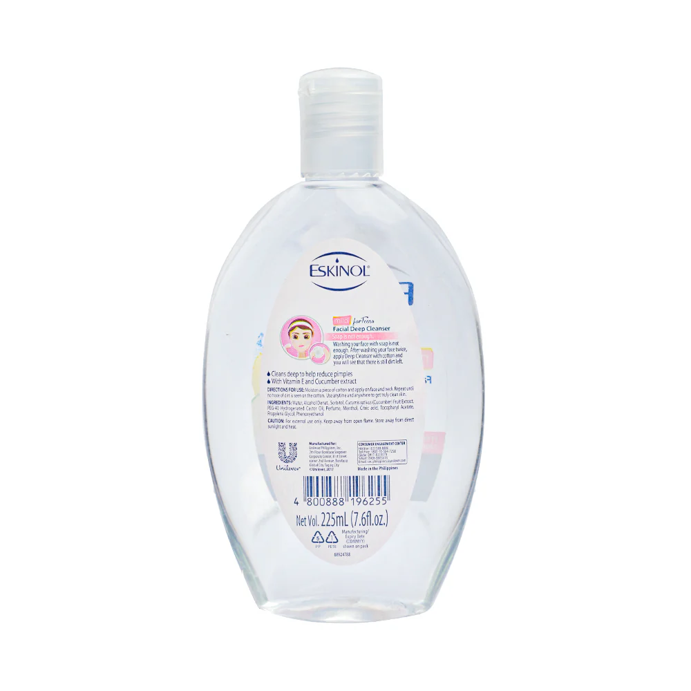 Eskinol Facial Cleanser Mild For Teens 225ml - Image 2