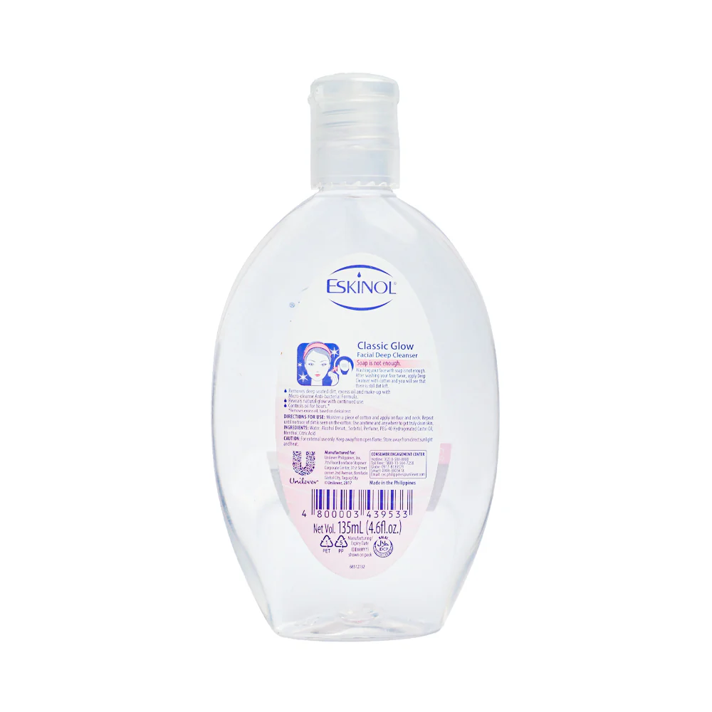 Eskinol Facial Deep Cleanser Classic Glow 135ml - Image 2