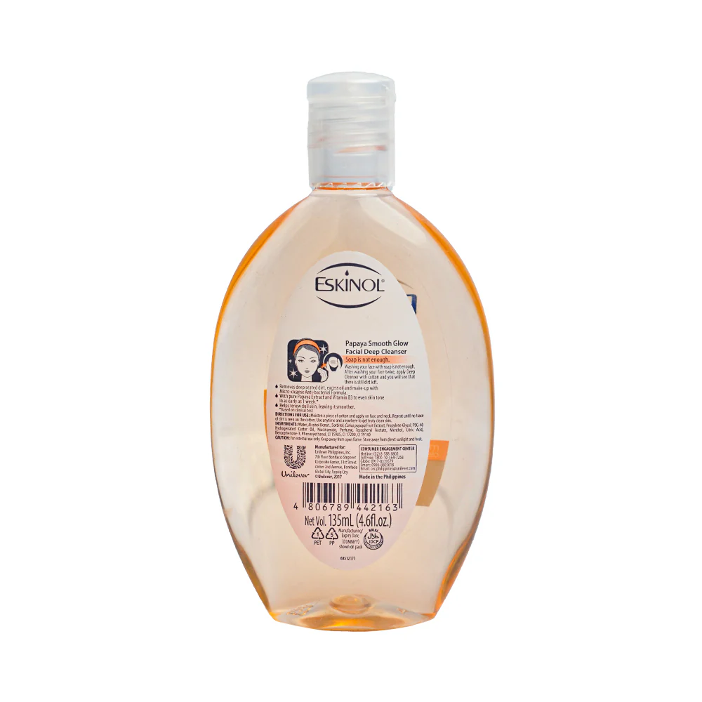 Eskinol Naturals Facial Cleanser Papaya Smooth White 135ml - Image 2