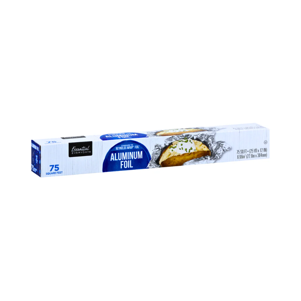 Essential Everyday Aluminum Foil 75 Square Feet - Image 2