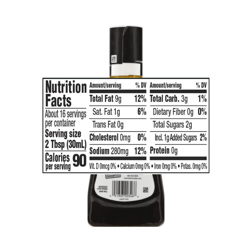 Essential Everyday Balsamic Vinaigrette Dressing 473ml - Image 3