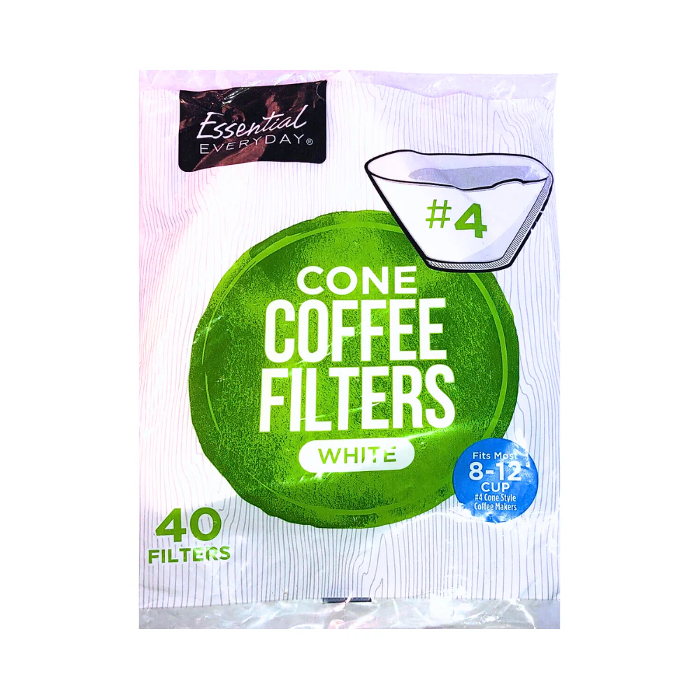 Essential Everyday Cone Coffee Filters White 40's - Image 2