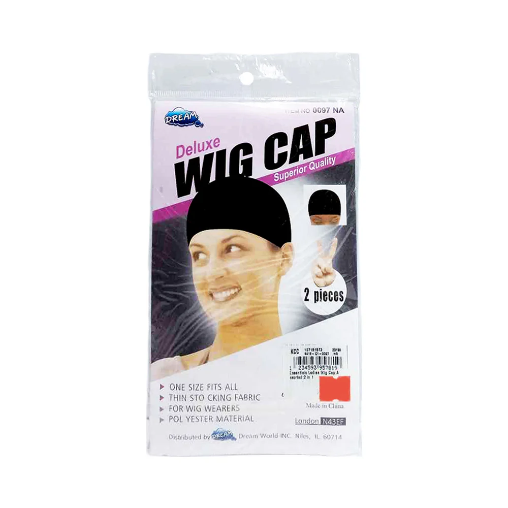 Essentials Ladies Wig Cap Assorted 2 in 1 - Image 2