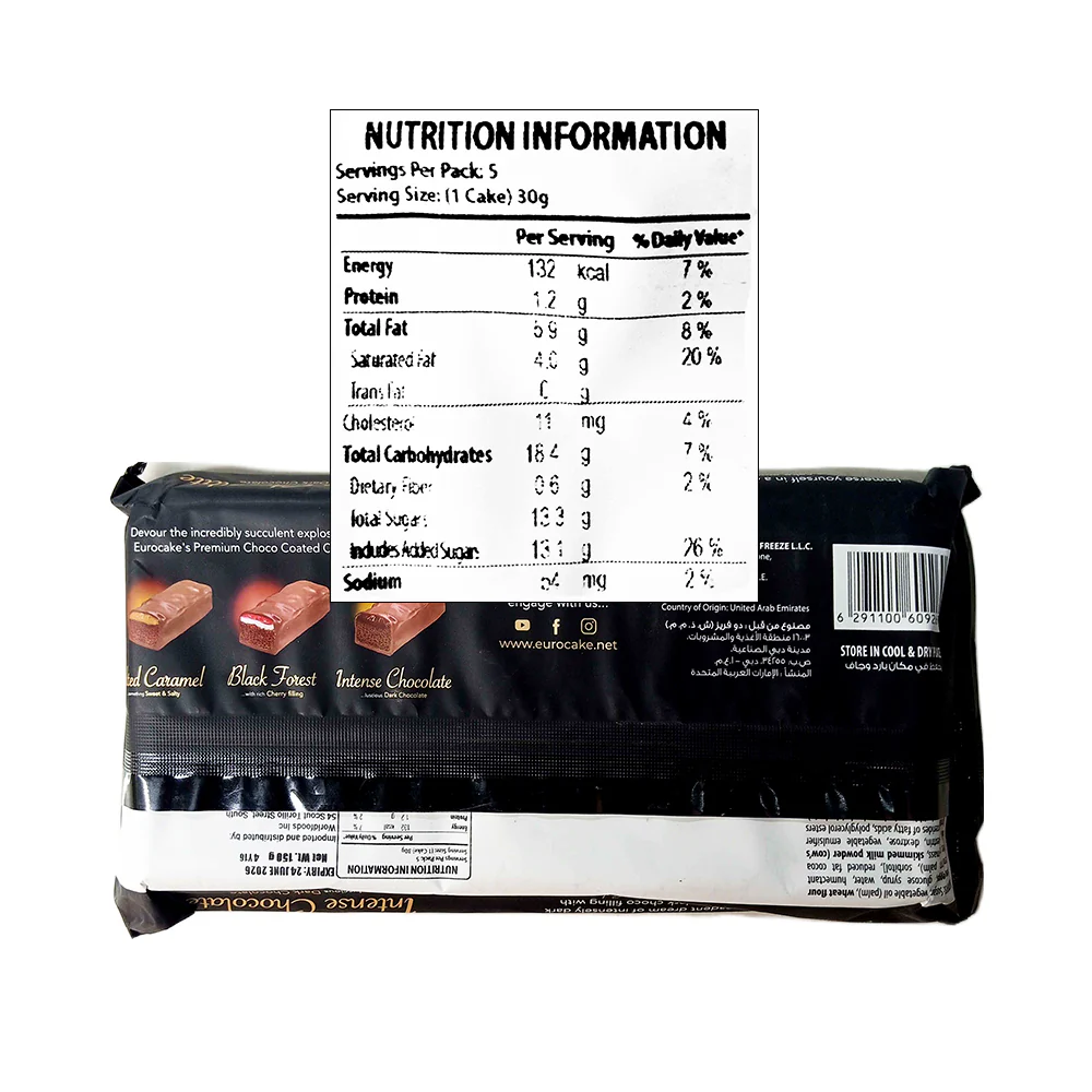 Eurocake Intense Chocolate Dark Chocolate - Image 2
