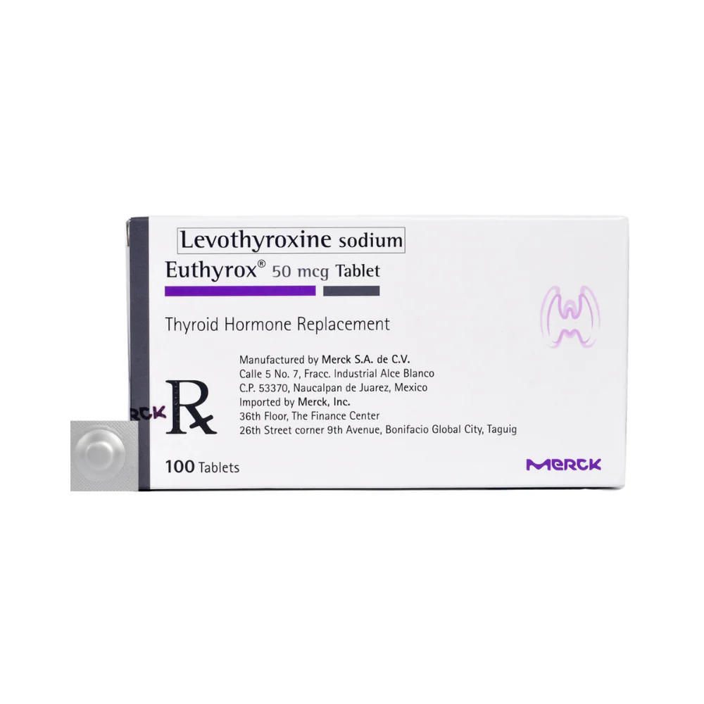 Euthyrox Levothyroxine Sodium 50mcg Tablet By 1's - Image 2