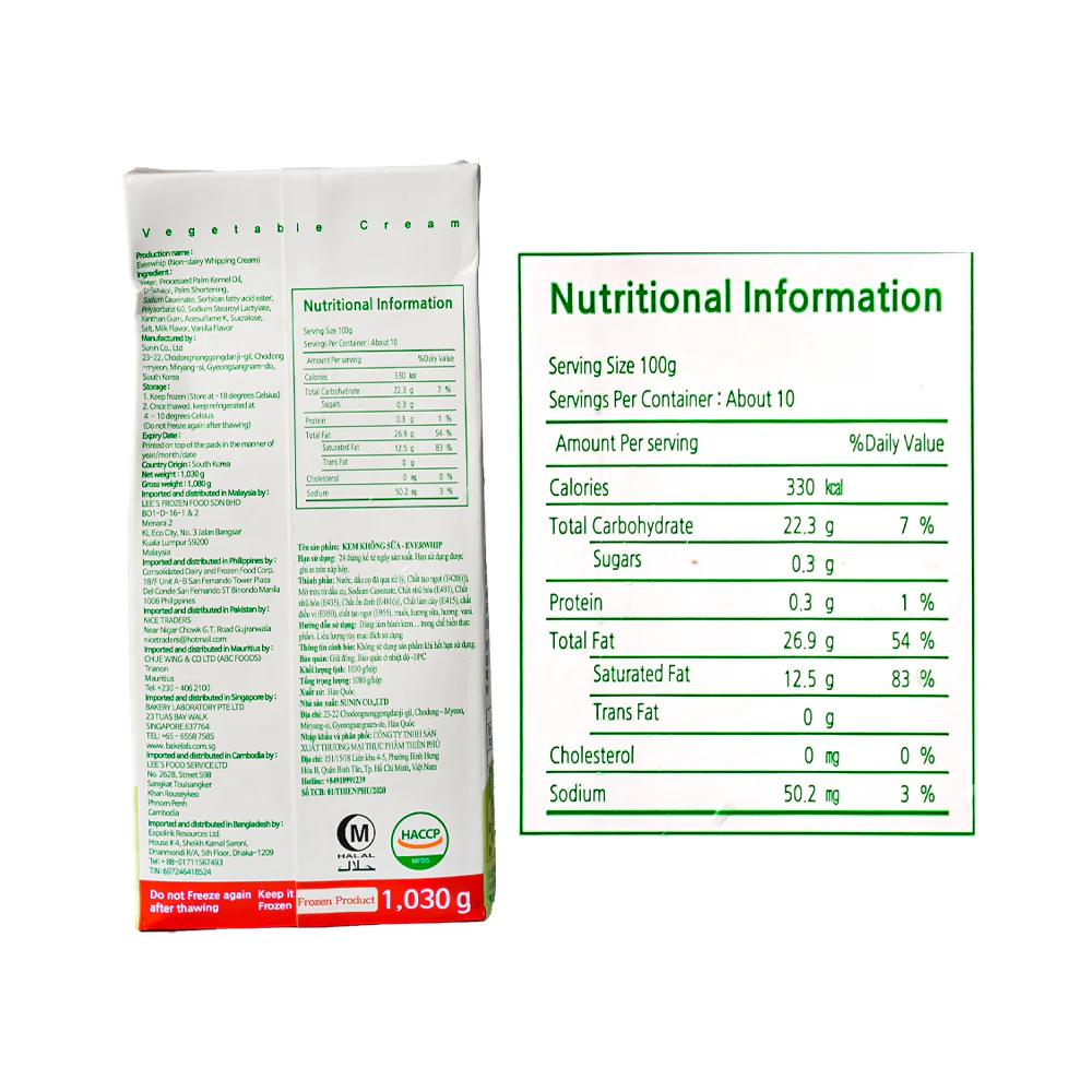 Ever-Whip Whipping Cream Original 1030g - Image 3