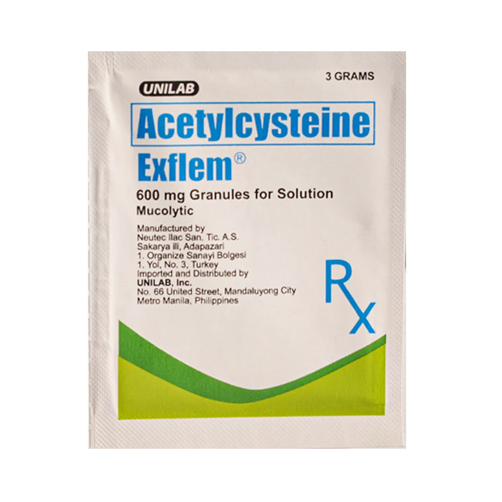 Exflem Acetylcysteine 600mg Granules - Image 2
