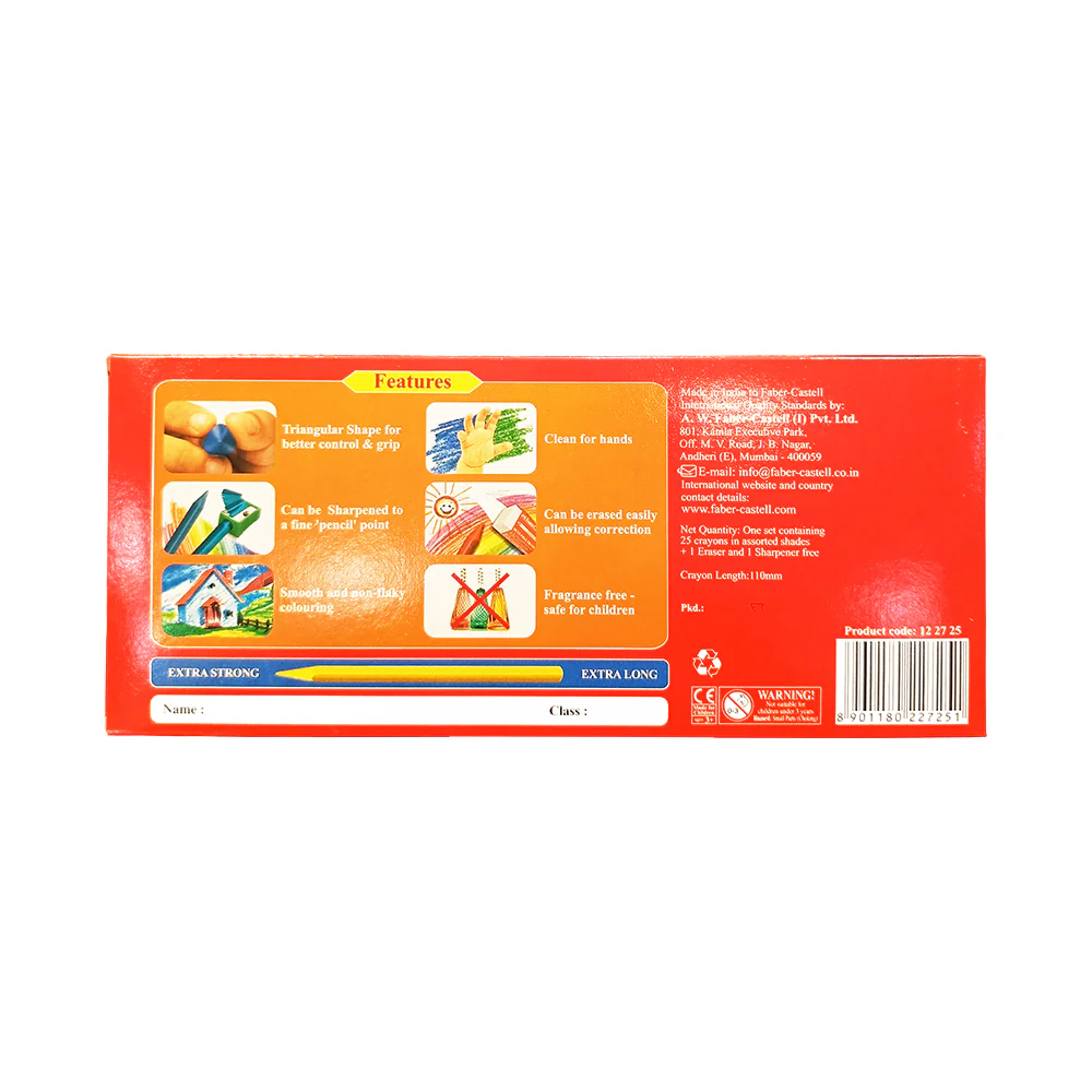 Faber Castell Erasable Plastic Crayons - Image 2