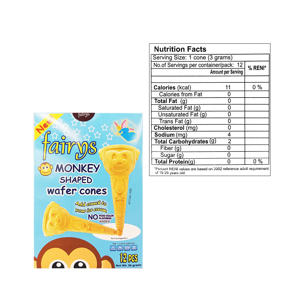 Fairy's Ice Cream Wafer Cones 12's - Image 2