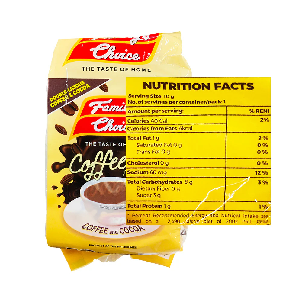 Family's Choice Coffeecoa 10g x 10's - Image 2