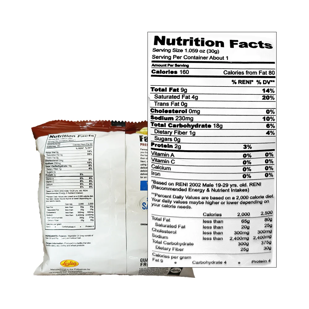 Farmer John Potato Chips Simply Salted 22g - Image 2