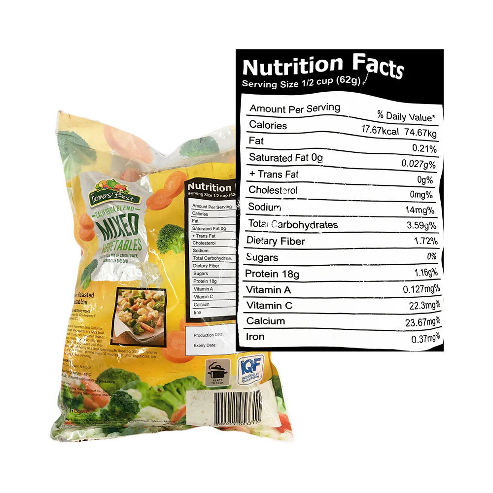 Farmer's Best Mixed Vegetables 1kg - Image 2