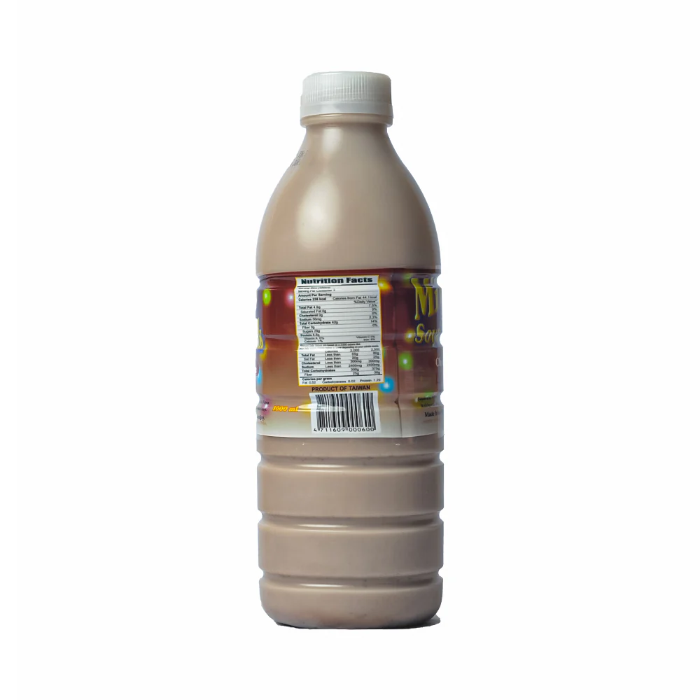 Fat & Thin Milky Soya Drink Chocolate 1L - Image 2