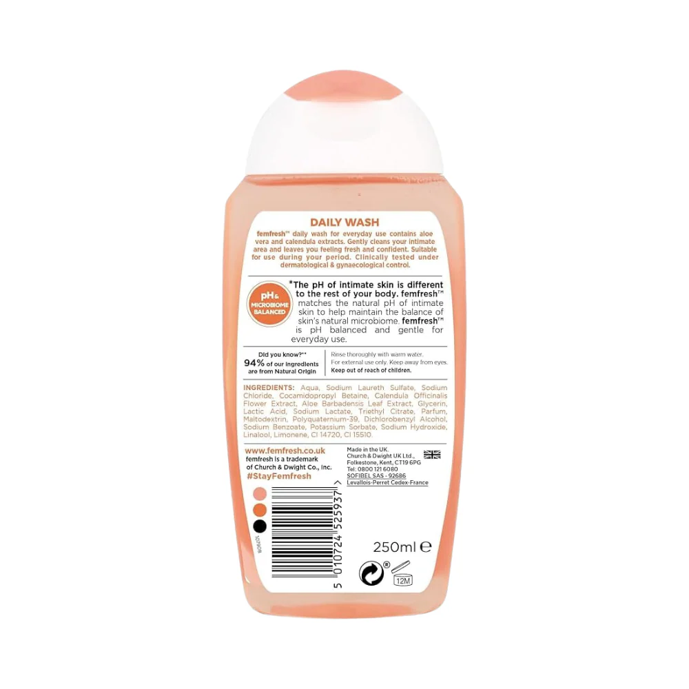 Femfresh Intimate Skin Care Daily Wash 250ml - Image 2