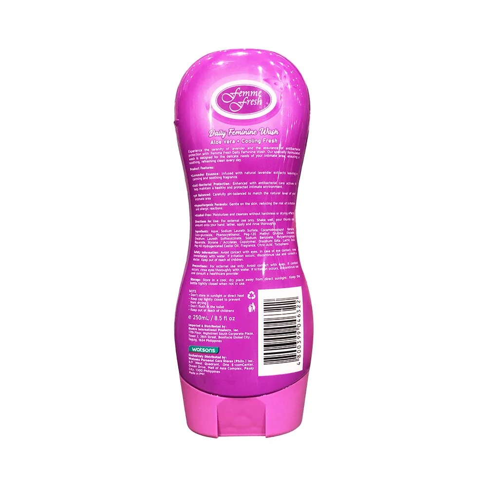 Femme Fresh Daily Feminine Wash 250ml - Image 3