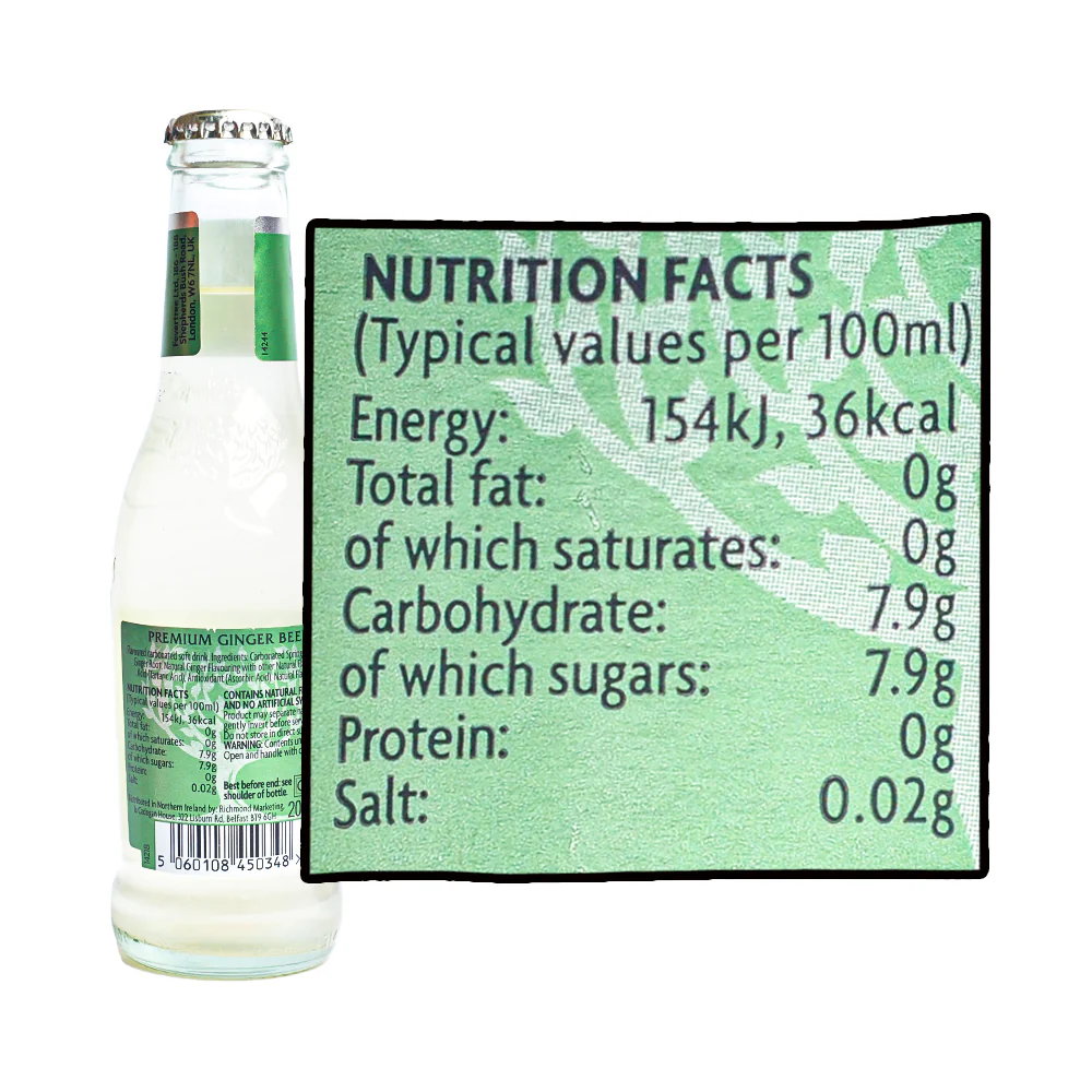 Fever Tree Premium Ginger Beer 200ml - Image 2