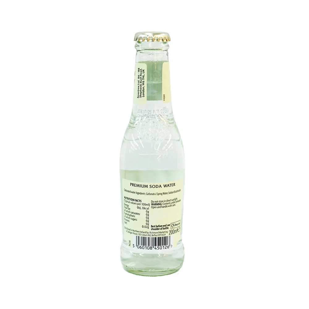 Fever Tree Premium Soda Water 200ml - Image 2