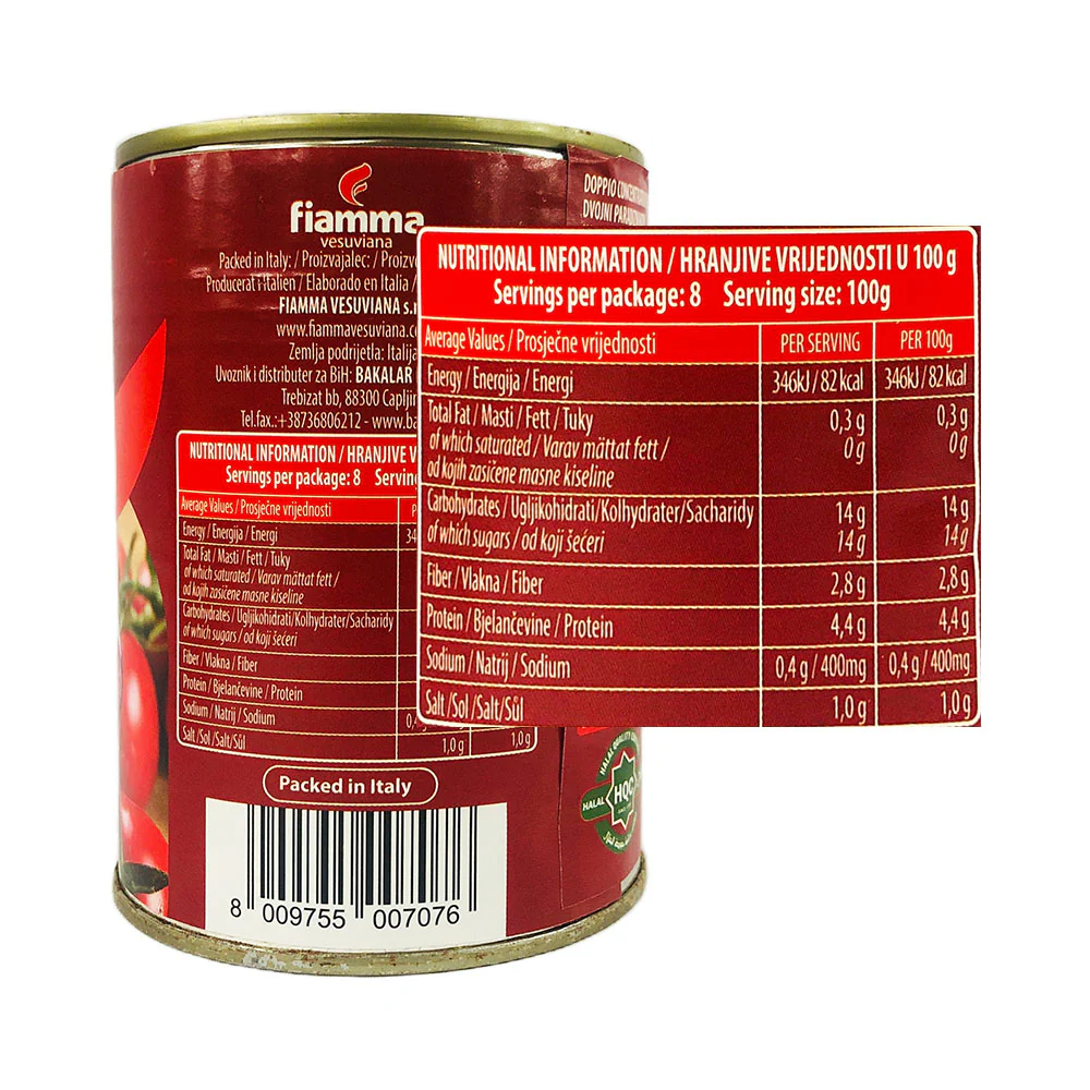 Fiamma Vesuviana Tomato Paste 400g - Image 2