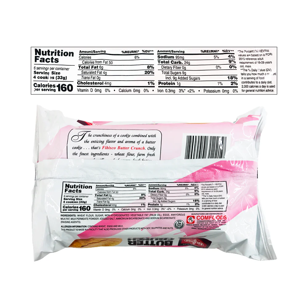 Fibisco Butter Crunch Cookies 200g - Image 2