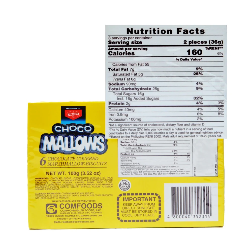 Fibisco Choco Mallows 100g - Image 2