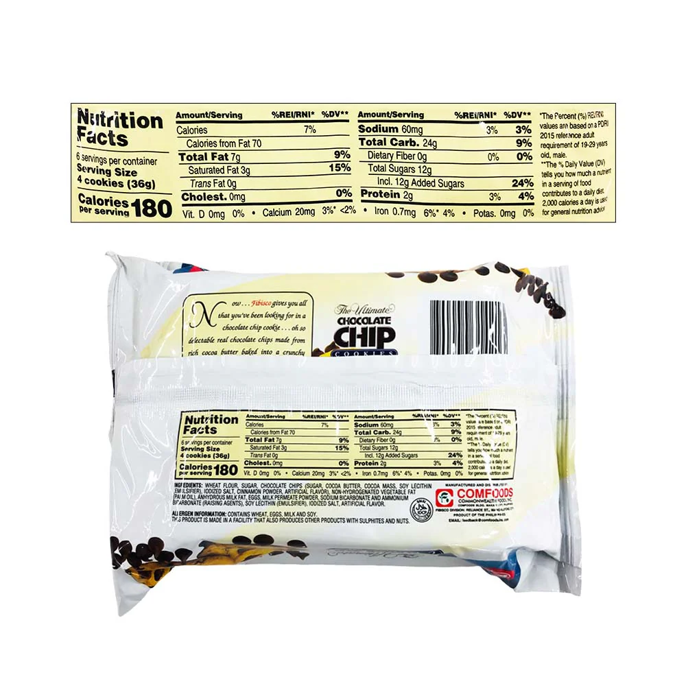 Fibisco Chocolate Chip Cookies 200g - Image 2