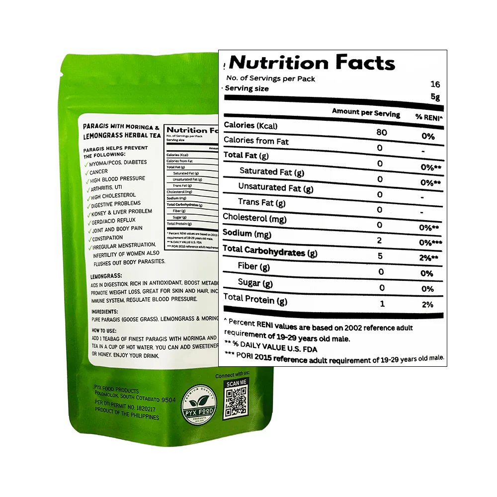 Finest Paragis With Moringa And Lemongrass Herbal Tea 24's - Image 2