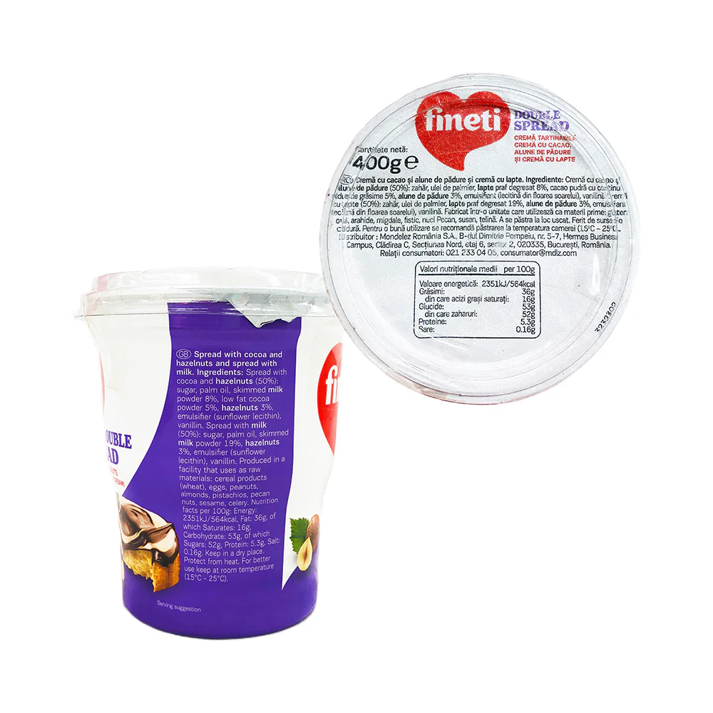 Fineti Double Spread Cocoa 400g - Image 2