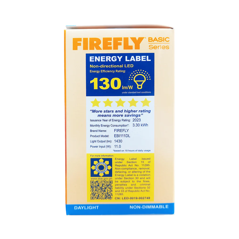 Firefly LED Bulb 11 Watts Daylight EBI111DL - Image 2