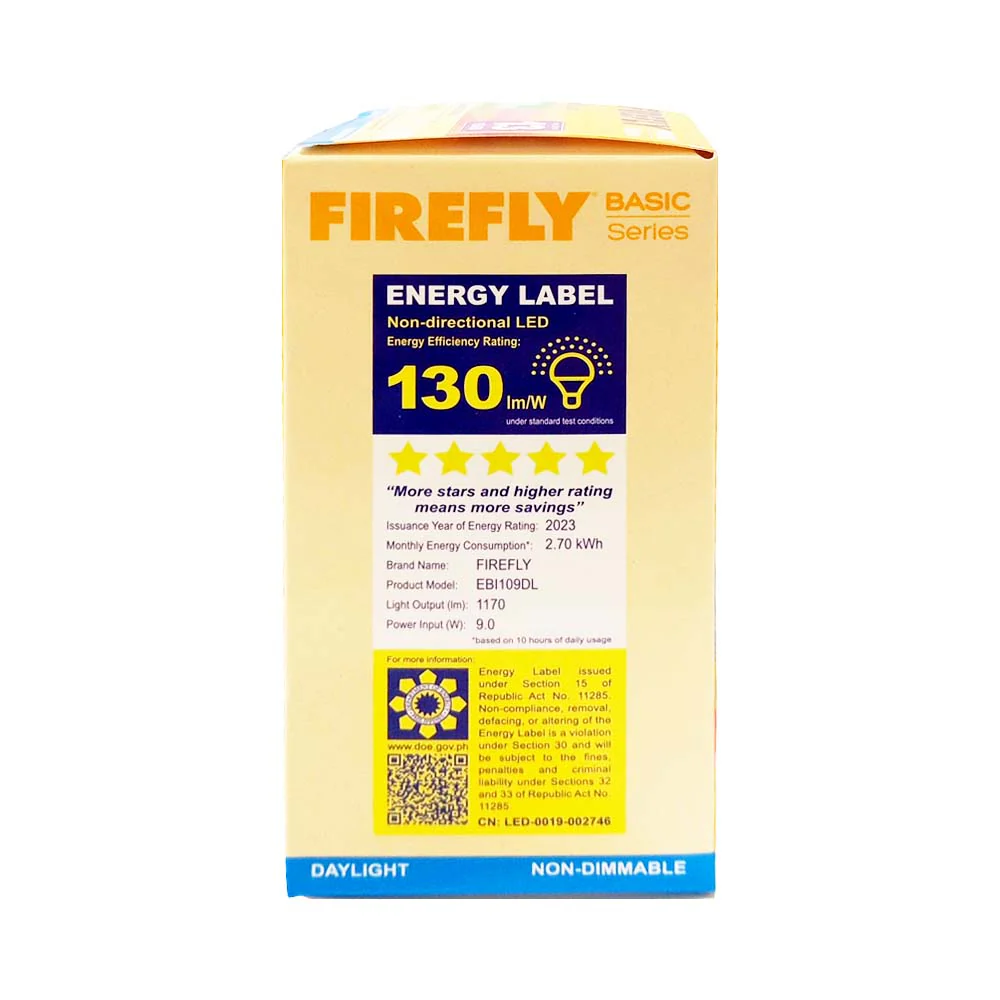Firefly LED Bulb 9 Watts Daylight - Image 2