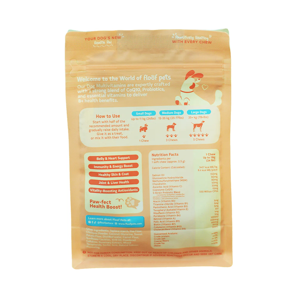 Floof Pets All Furr One Dog Multivitamins Soft Chews - Image 4