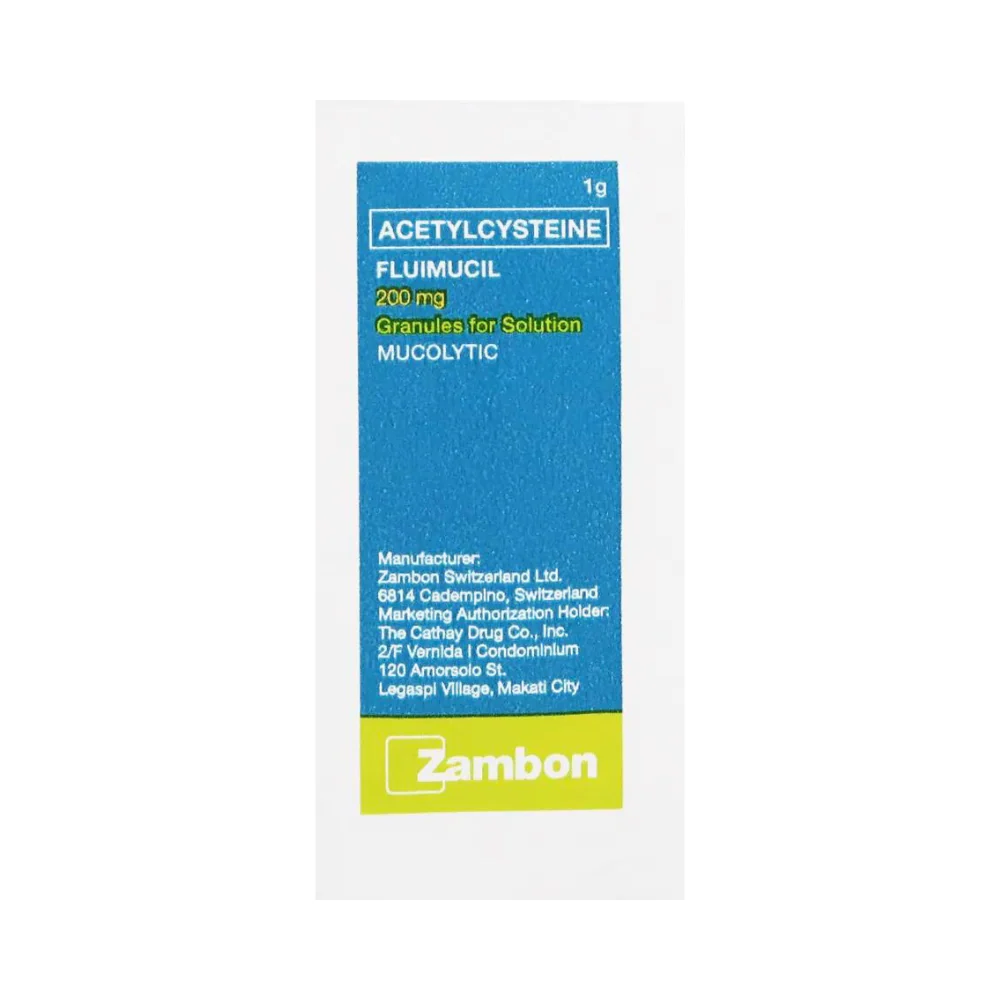 Fluimucil Acetylcysteine 200mg Granules For Solution 1g - Image 2
