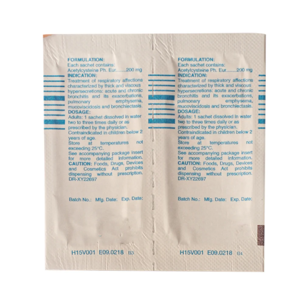 Fluimucil Acetylcysteine 200mg Granules For Solution 1g - Image 3
