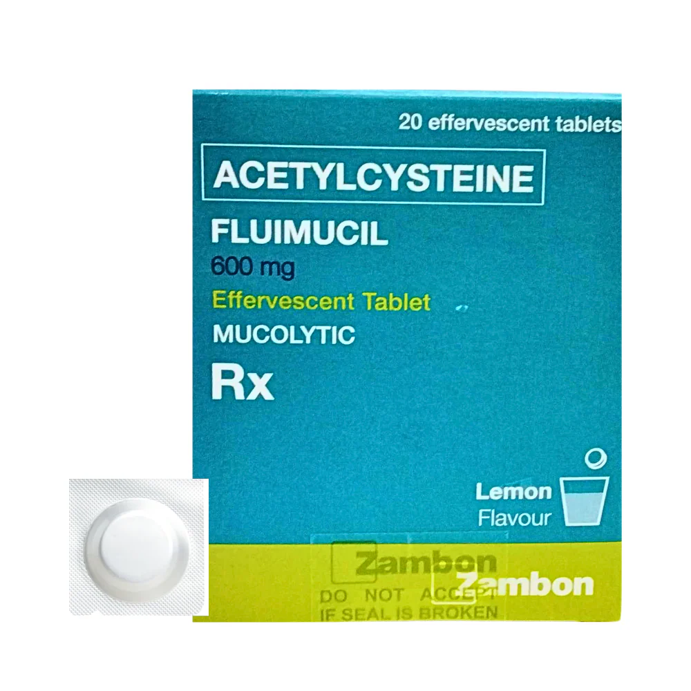 Fluimucil Acetylcysteine 600mg Tablet 1's - Image 2