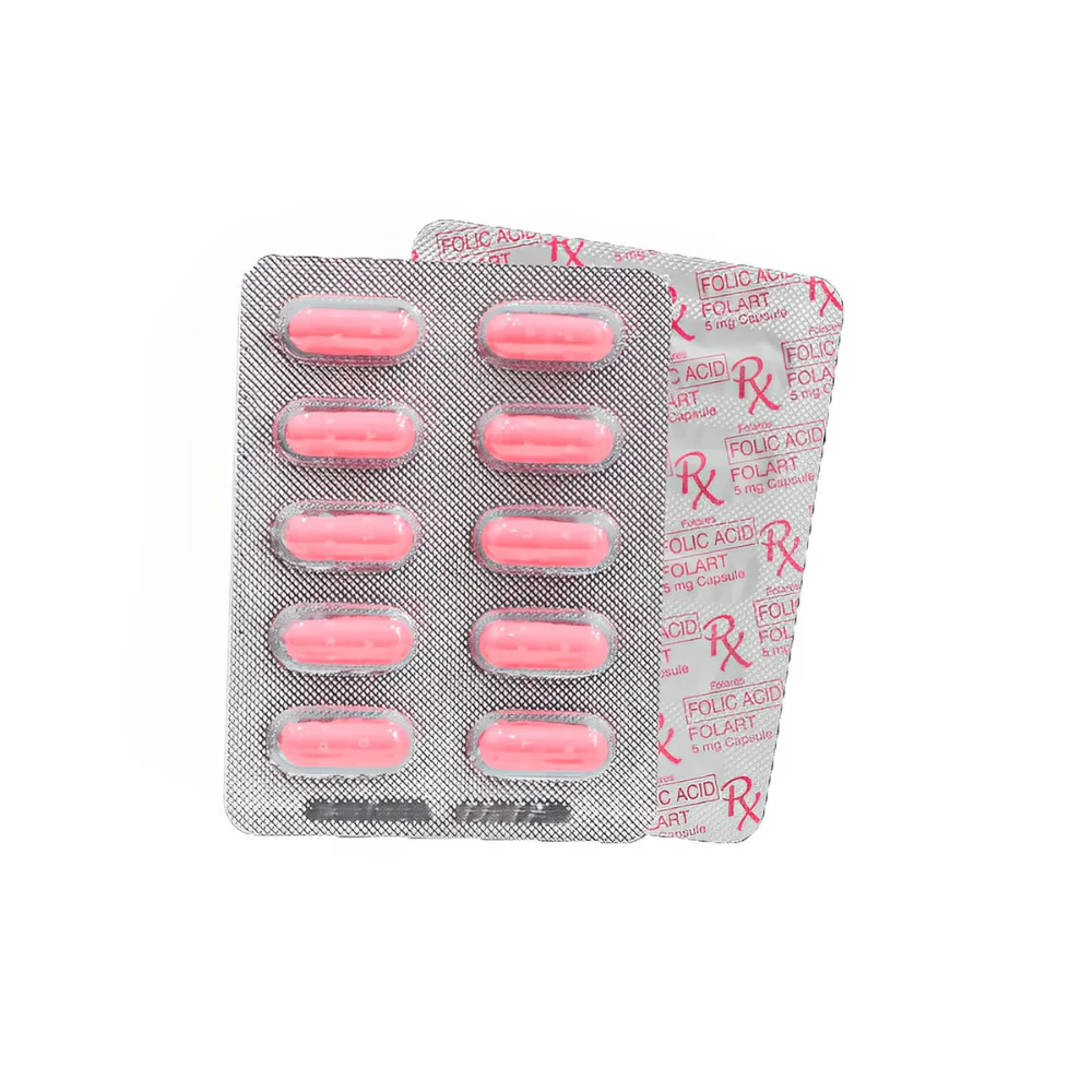 Folart Folic Acid 5mg Capsule - Image 2