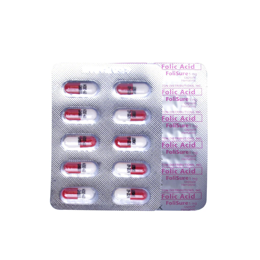 Folisure Folic Acid 5mg Capsule By 10's - Image 2