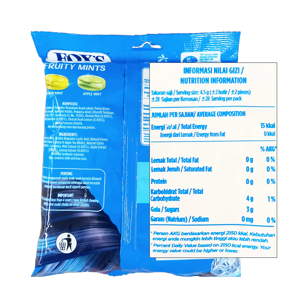 Fox's Crystal Clear Candy Oval 125g - Image 4